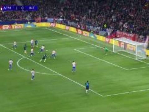 [进球视频]国米1-1扳平马竞！博尼撞墙配合助攻，泽林斯基推射破门