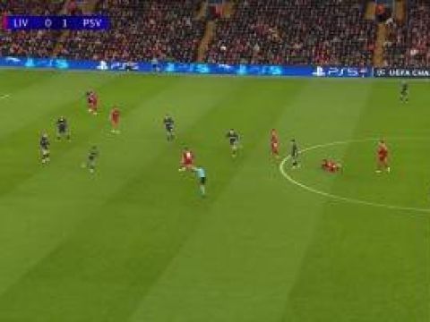 [进球视频]利物浦1-1扳平！加克波内切射门被扑出，索博补射空门得手