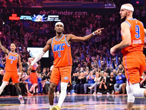 森林狼105-113雷霆 亚历山大40分力压爱德华兹31分雷霆收获十连胜