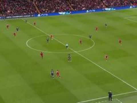 [进球视频]利物浦再次落后！凯尔凯兹防守没跟住，蒂尔推射破门！