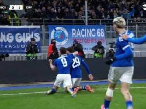 [欧协联全场集锦] 欧协联-穆拉贝特破门制胜 斯特拉斯堡2-1逆转水晶宫