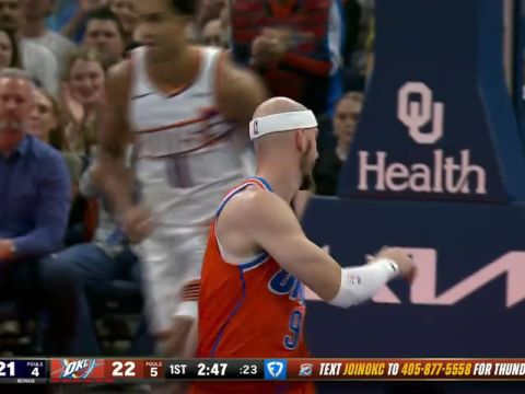 太阳vs雷霆第1节英文原声回放