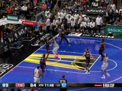 [腾讯全场集锦]🏀魔术力克活塞！贝恩37+8 小瓦格纳21+7 CC39+13+11+8失误