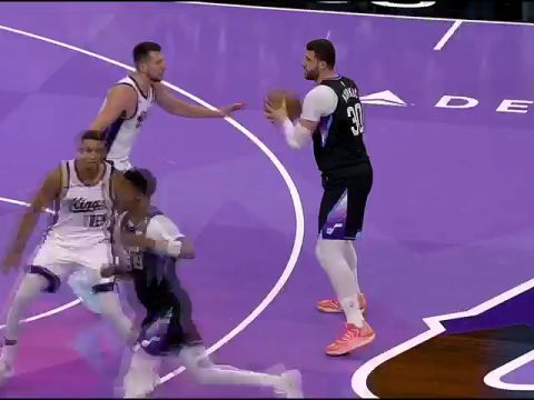 NBA杯小组赛西部A组：国王vs爵士第2节中文解说回放