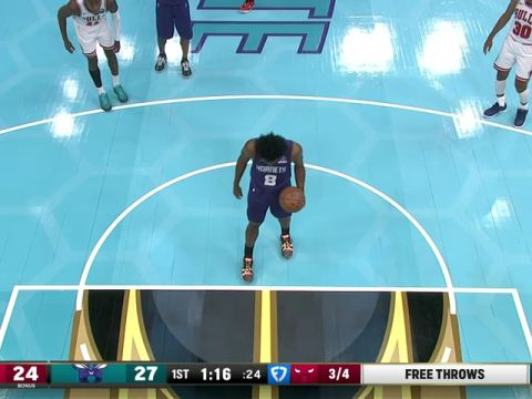 公牛vs黄蜂英文原声全场回放