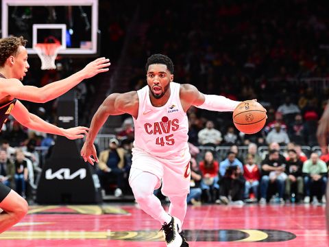 骑士vs老鹰精华回放 米切尔空砍42分约翰逊大号三双率队取胜