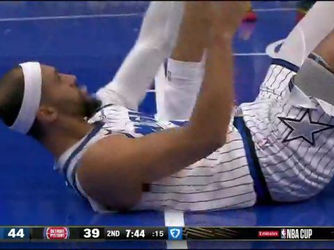 NBA杯小组赛东部B组：魔术vs活塞第2节中文解说回放