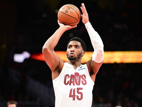 米切尔vs老鹰集锦 内外兼修砍下全队最高42分独木难支