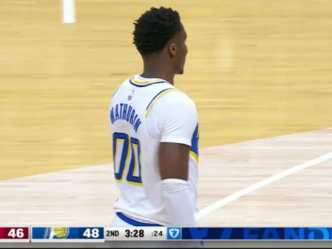 公牛vs步行者第2节英文原声回放