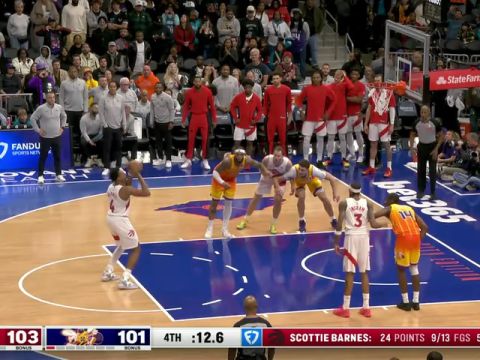 猛龙vs黄蜂第4节中文解说回放