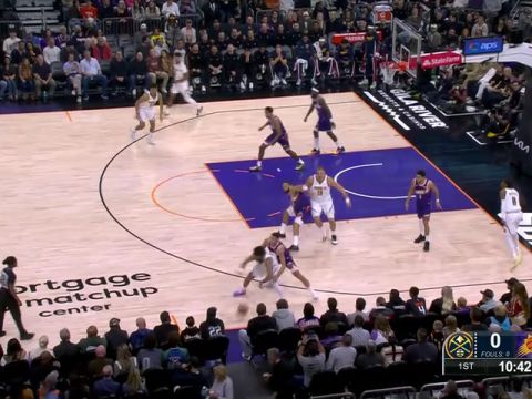 掘金vs太阳第1节中文解说回放