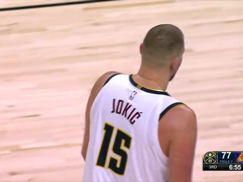 掘金vs太阳第3节英文原声回放