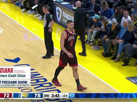 公牛vs步行者第3节英文原声回放