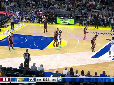 公牛vs步行者英文原声全场回放