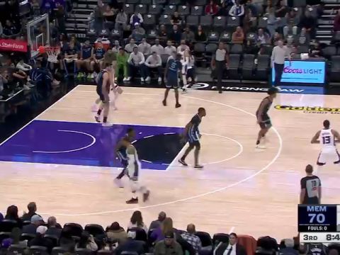 灰熊vs国王第3节中文解说回放