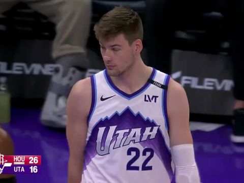 火箭vs爵士第1节中文解说回放