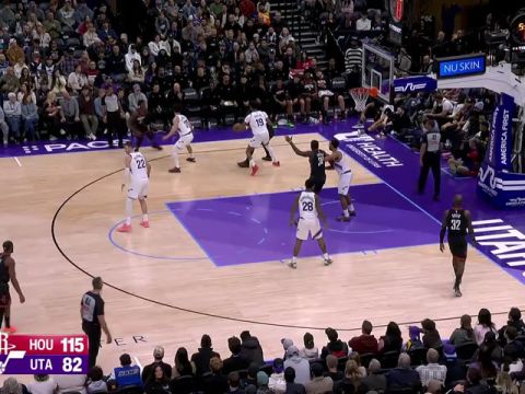 火箭vs爵士第4节中文解说回放