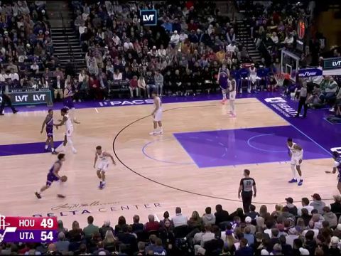 NBA常规赛：火箭vs爵士第2节英文原声回放