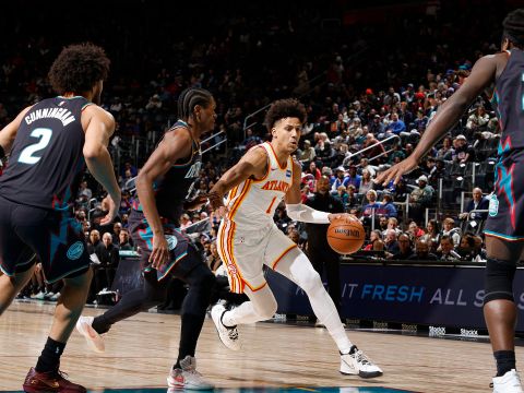 约翰逊vs活塞集锦 全场最高29+13+7下半场火力全开难挽颓势