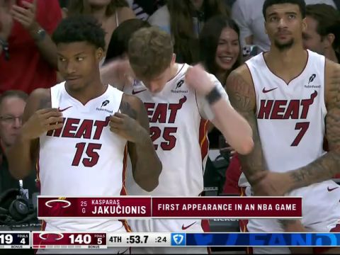 NBA常规赛：快船vs热火第4节中文解说回放