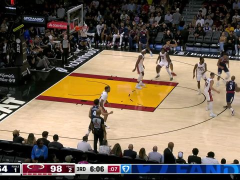 阿德巴约vs快船集锦 27分14板三分精准化身重炮台