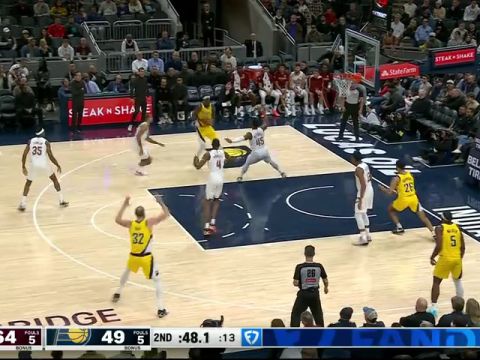 NBA常规赛：骑士vs步行者中文解说全场回放