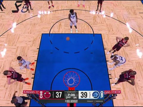 NBA常规赛：公牛vs魔术第2节中文解说回放