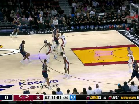 NBA常规赛：快船vs热火第1节中文解说回放