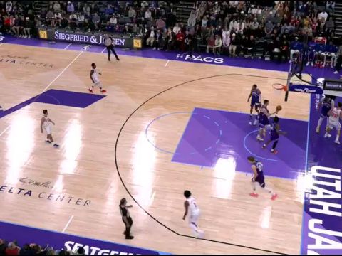 NBA常规赛：火箭vs爵士第3节英文原声回放