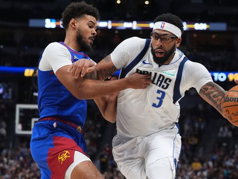 浓眉vs掘金集锦 32+13砍下两双火力凶猛