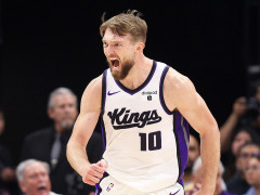 国王记者：萨博尼斯的康复进程顺利，预计会参加球队未来几场的客场之旅