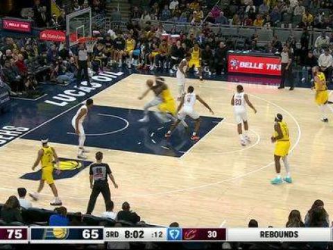 [泰森个人集锦]三分5中4！泰森vs步行者射落27+11集锦