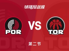 NBA常规赛：次节战罢，猛龙以65-59领先开拓者，巴恩斯15+2+2