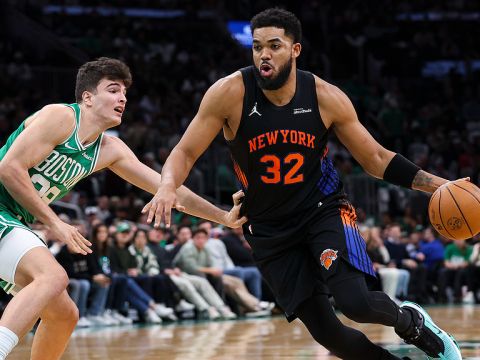 唐斯vs凯尔特人集锦 29分7篮板2助攻内线翻江倒海难阻失利