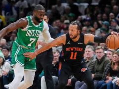 NBA常规赛战报：丢东部第二！尼克斯爆冷惜败绿军 布朗42分大桥35分