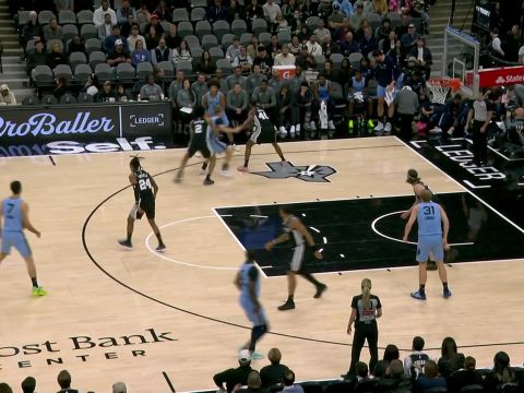 威尔斯vs马刺集锦 里突外投轻取20分难救主