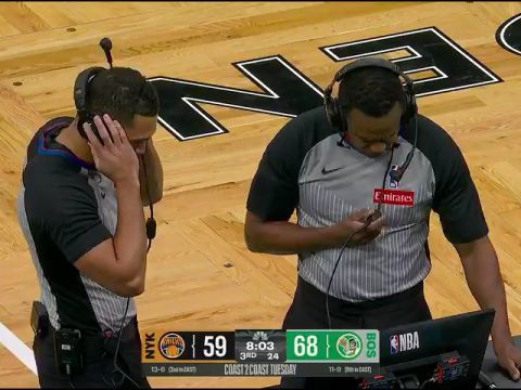 尼克斯vs凯尔特人第3节英文原声回放