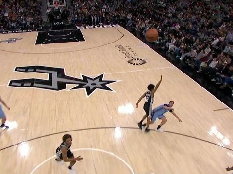 斯潘塞vs马刺集锦 替补出战拿到21分连连命中关键三分