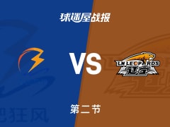 合肥狂风峻茂vs辽宁：次节结束，合肥狂风峻茂36-44辽宁，威尔斯得到12分