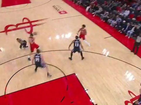 国王vs火箭第1节英文原声回放