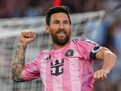 美职联官方晒梅西对决穆勒记录