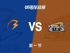 合肥狂风峻茂vs辽宁：首节结束，合肥狂风峻茂20-19辽宁，哈德森得到8分