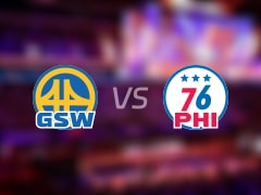 NBA常规赛勇士vs76人全场高清中文录像回放(2025年12月05日)