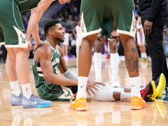 Shams：雄鹿球星字母哥确诊右小腿拉伤，预计将缺席2至4周的比赛