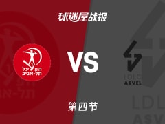 欧篮联常规赛：第四节完，特拉维夫夏普尔64-64里昂维勒班战平，奥图鲁16+5，德科洛14+1+2