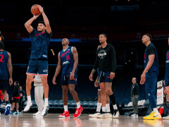 NBA高清直播在线直播：常规赛快船vs森林狼（12月7日）哈登对决爱德华兹