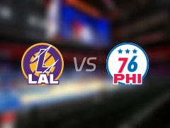 NBA常规赛湖人vs76人全场高清中文录像回放(2025年12月08日)