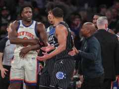 NBA官宣罚单：贝恩用力把球砸向阿奴诺比 被罚款35000美元