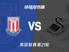 【英冠联赛第21轮】斯托克城vs斯旺西伤病名单最新(2025年12月13日)