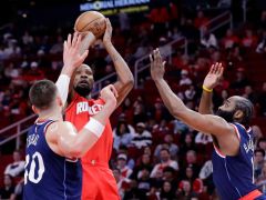 巴图姆发球致命失误！阿门末节12分擒快船 哈登22+7杜兰特16分